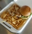 Marinated, Grilled Chicken Breast Sandwich w/ Fries